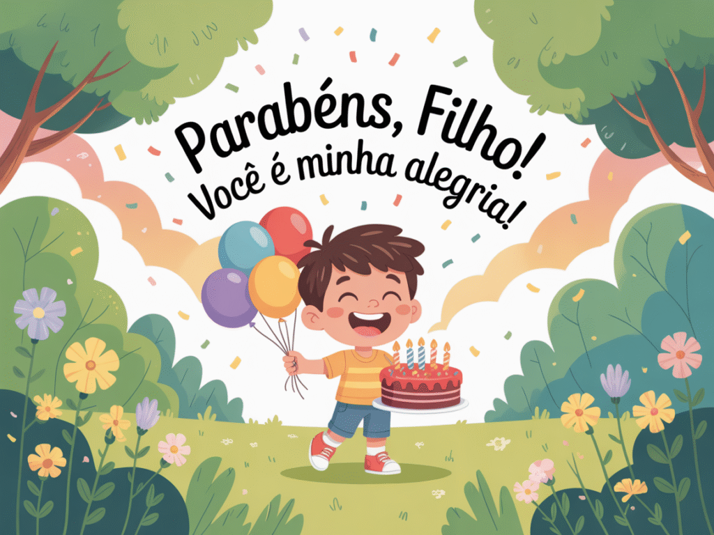 Imagens com feliz aniversário filho​