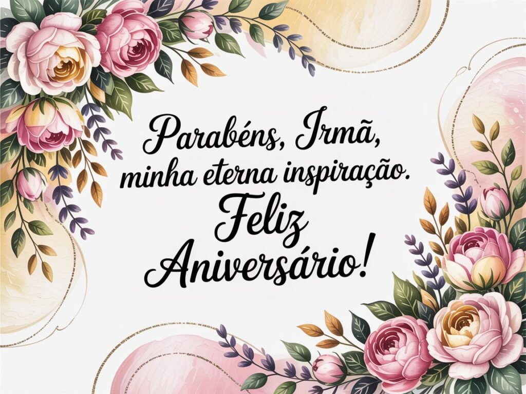 Imagens com texto de aniversário para irmã emocionante