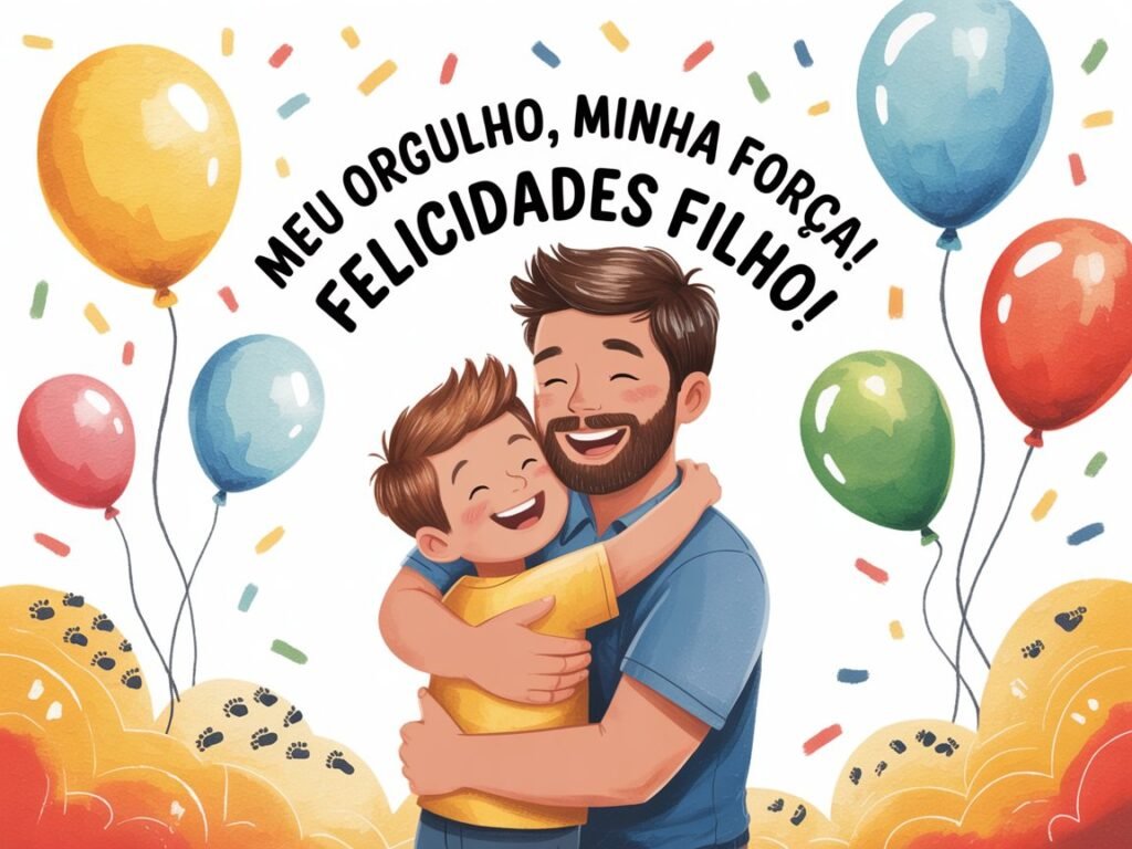 Mensagem de Aniversário de Pai para Filho