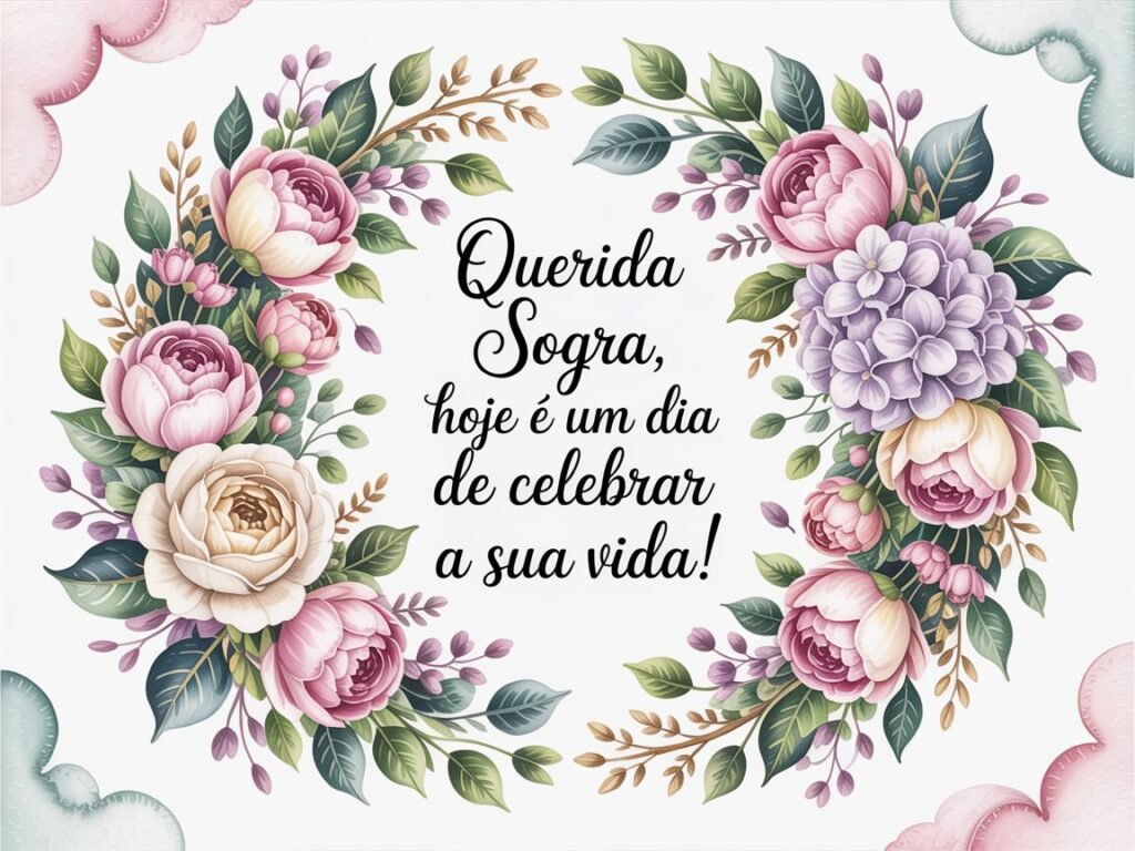 Mensagem de aniversário de nora para sogra