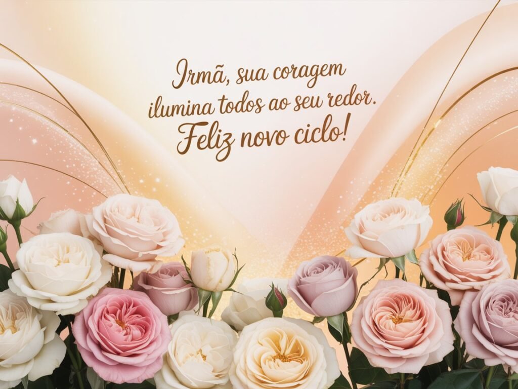 Mensagem de aniversário para irmã guerreira