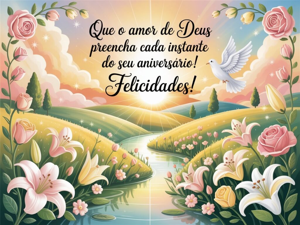 Mensagens de aniversário para irmã emocionante de Deus