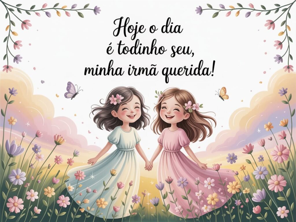 Texto de aniversário para irmã emocionante