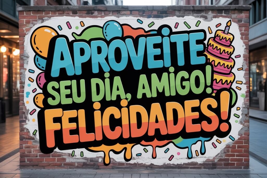 Feliz Aniversário Amigo Engraçado