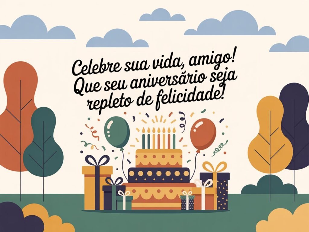Feliz Aniversário, Amigo Frases Curtas