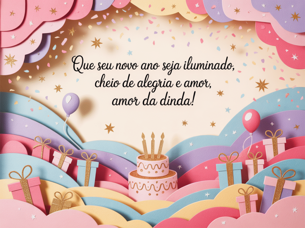 Feliz Aniversário Amor da Dinda
