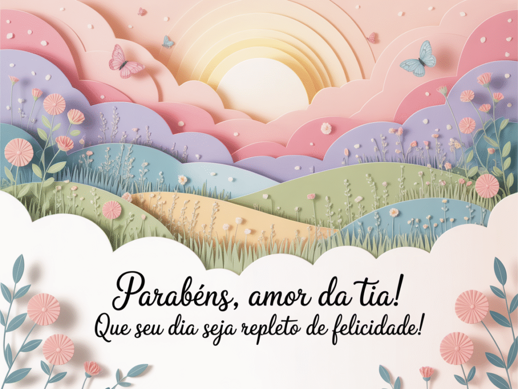 Feliz Aniversário Amor da Tia