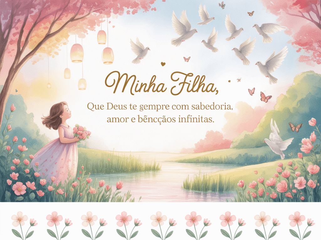 Feliz Aniversário Evangélico para Filha