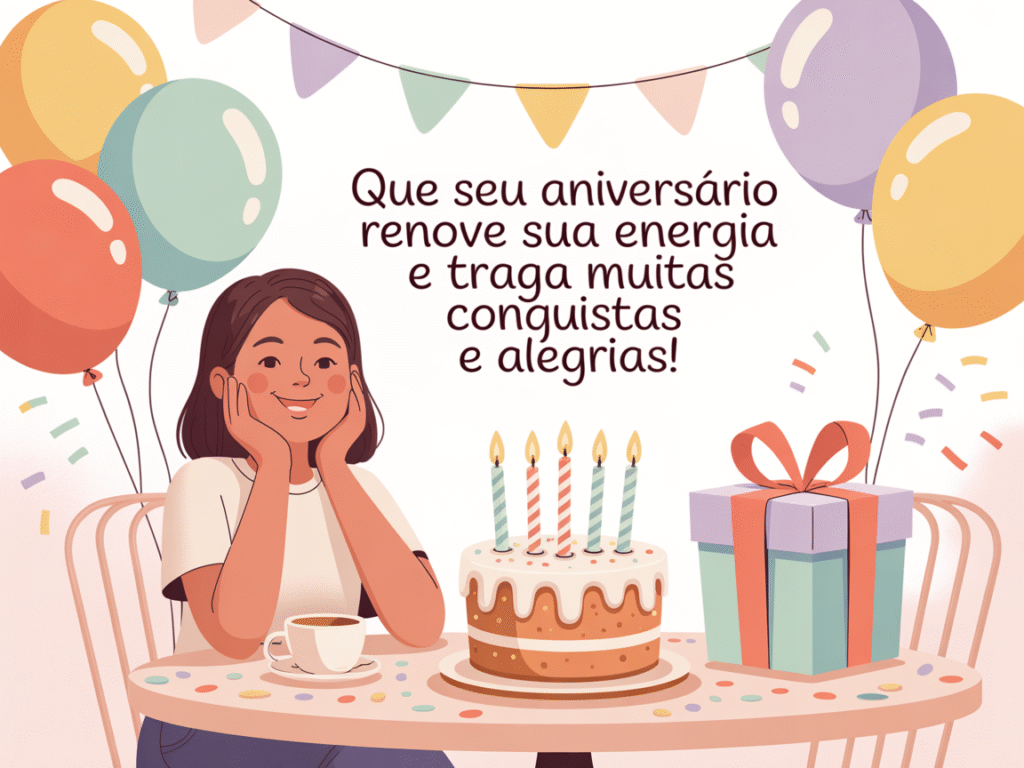 Feliz Aniversário para Ex Amigo de Trabalho