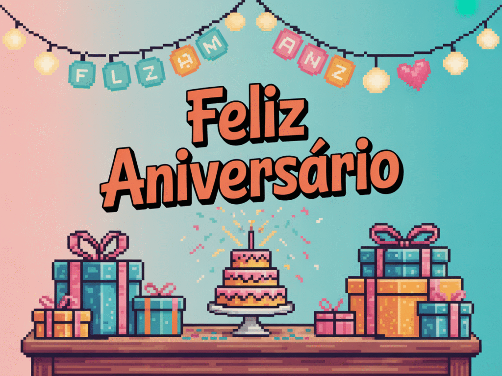 Feliz aniversário ao amigo