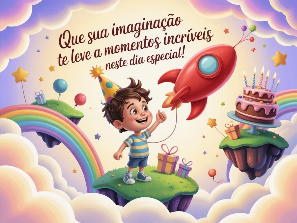 Feliz aniversário infantil masculino