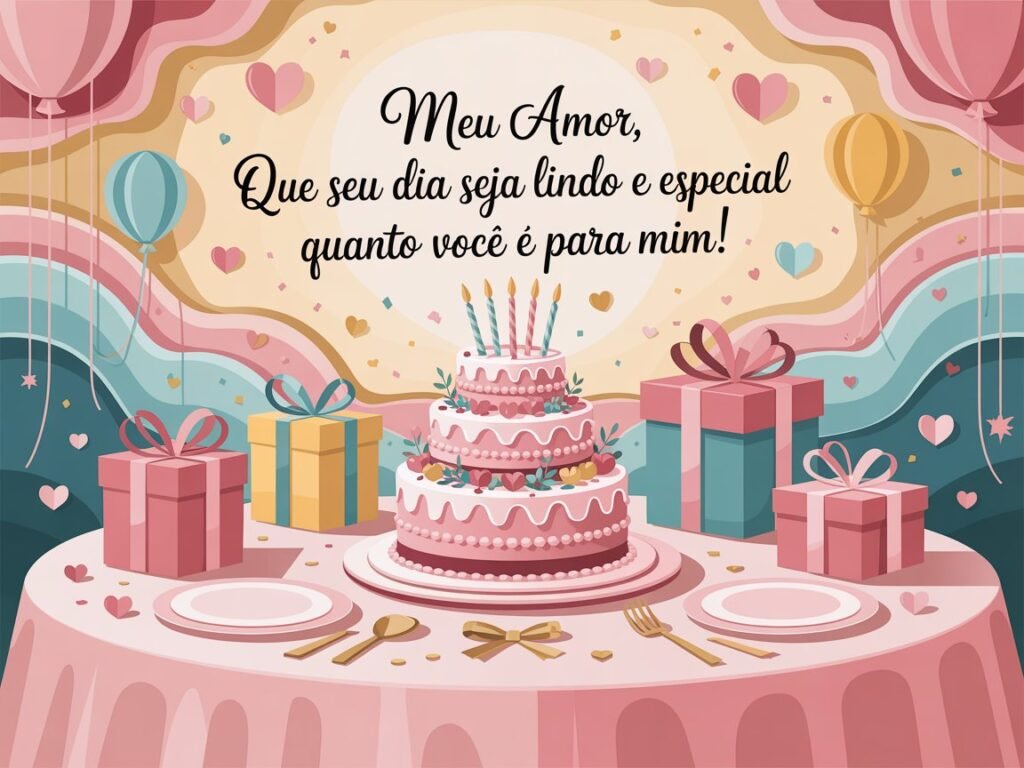 Feliz aniversário meu amor texto emocionante grande