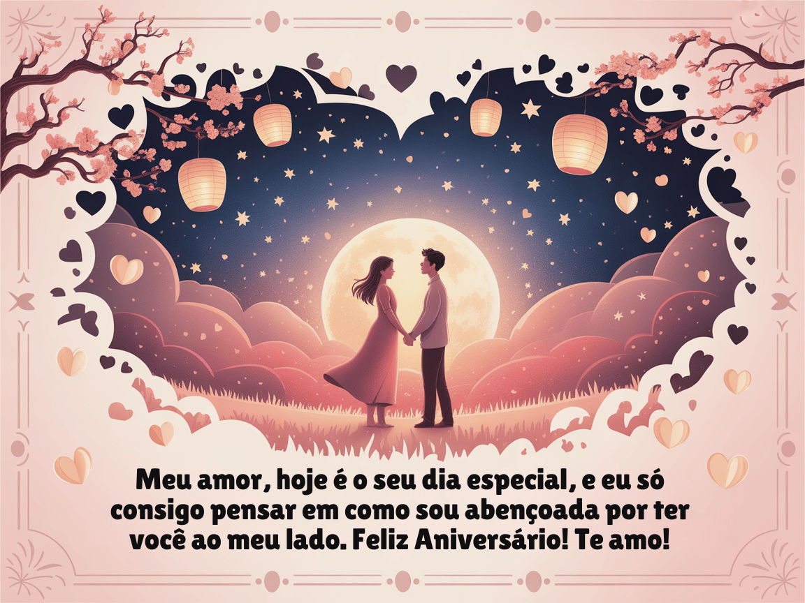 Feliz Aniversário Meu Amor Texto Emocionante : Mensagens especiais ...