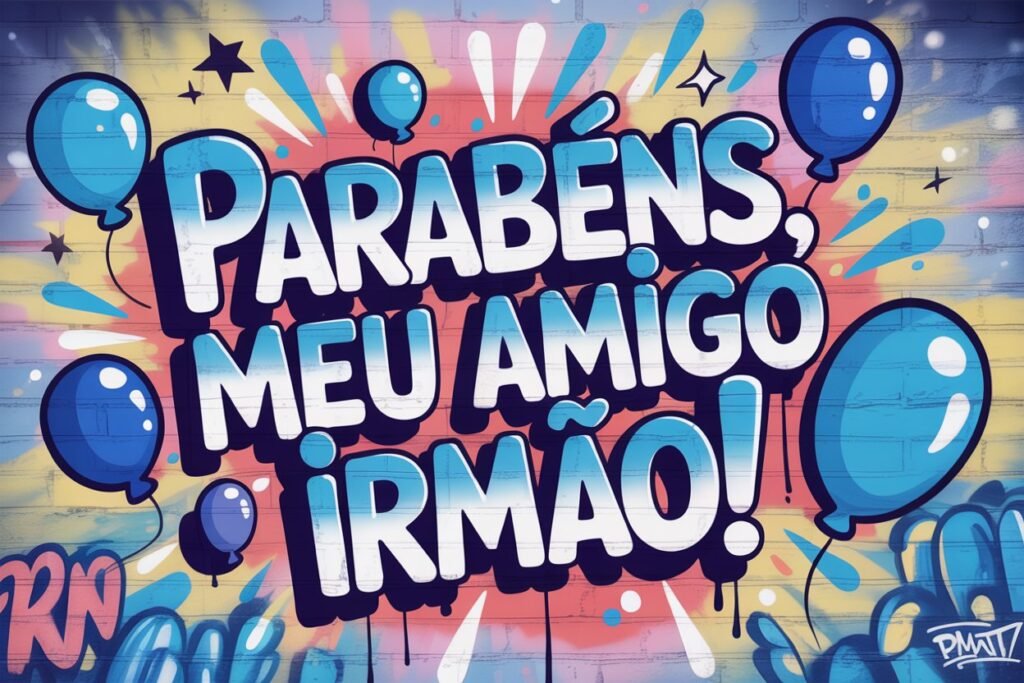 Feliz aniversário para amigo irmão