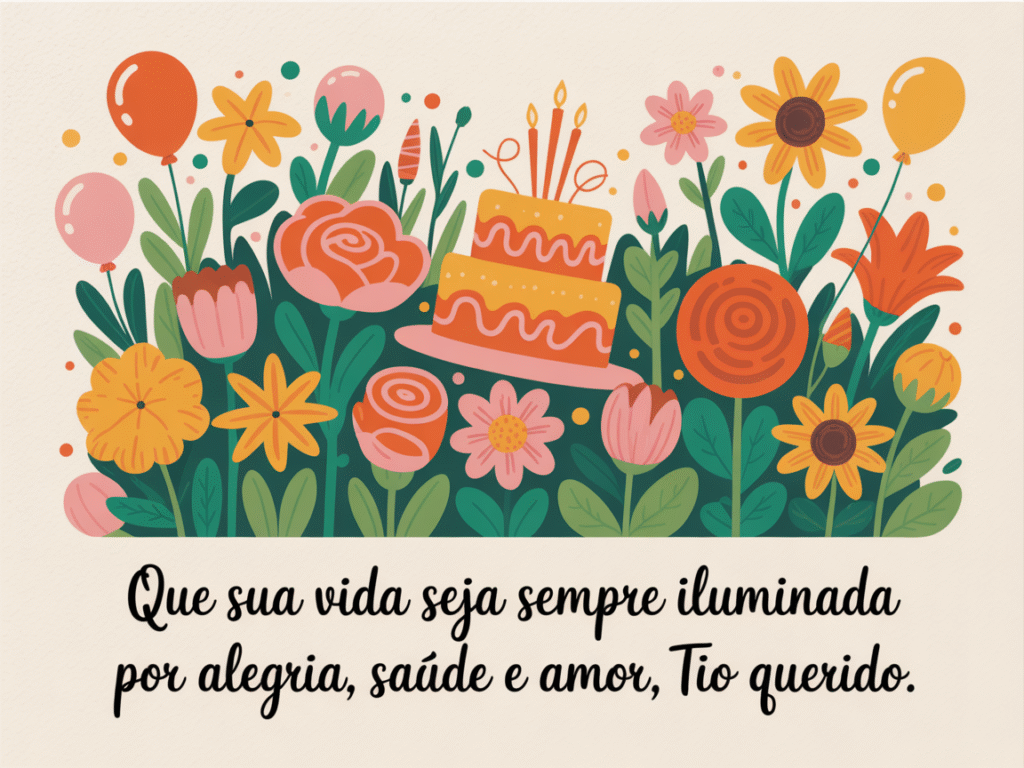 Feliz aniversário, tio texto emocionante