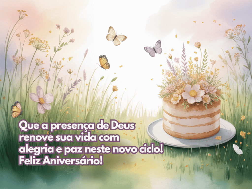 Frase de Aniversário Evangélica
