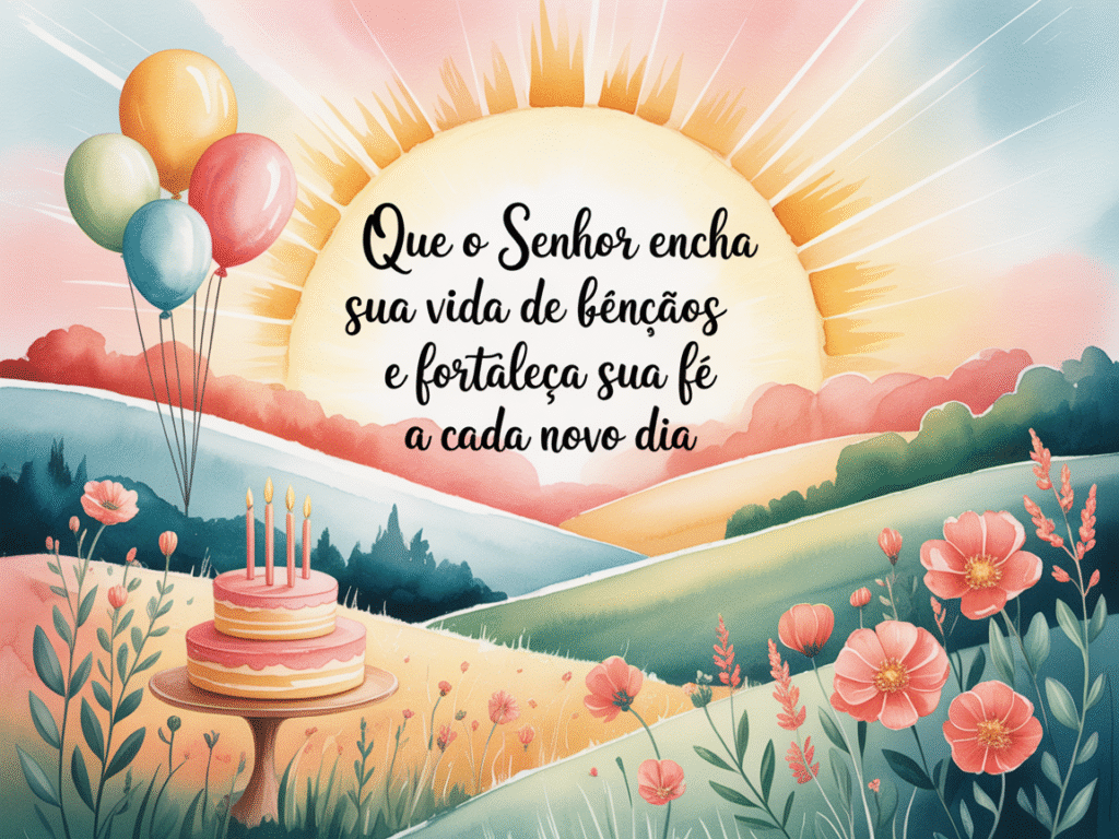 Frase de aniversário evangélica para pessoa especial