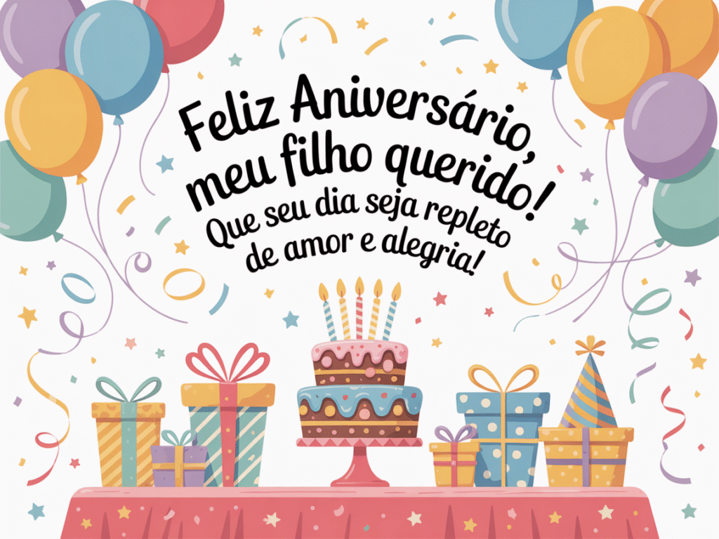 Frase de aniversário para filho