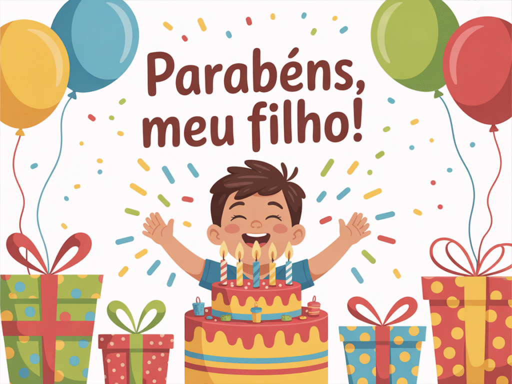 Frase de aniversário para filho homem