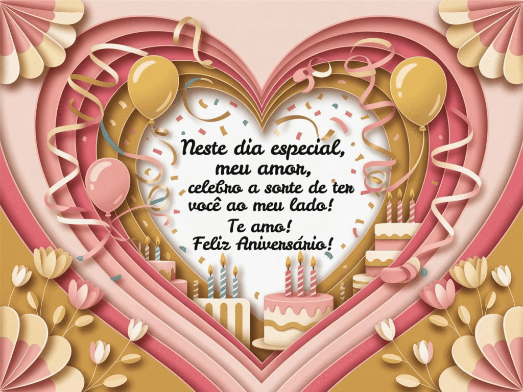 Imagens com feliz aniversário meu amor texto emocionante