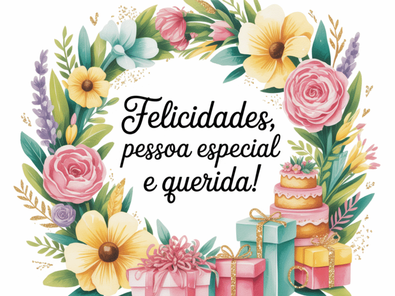 feliz aniversário para uma pessoa especial - Mensagem de Aniversário