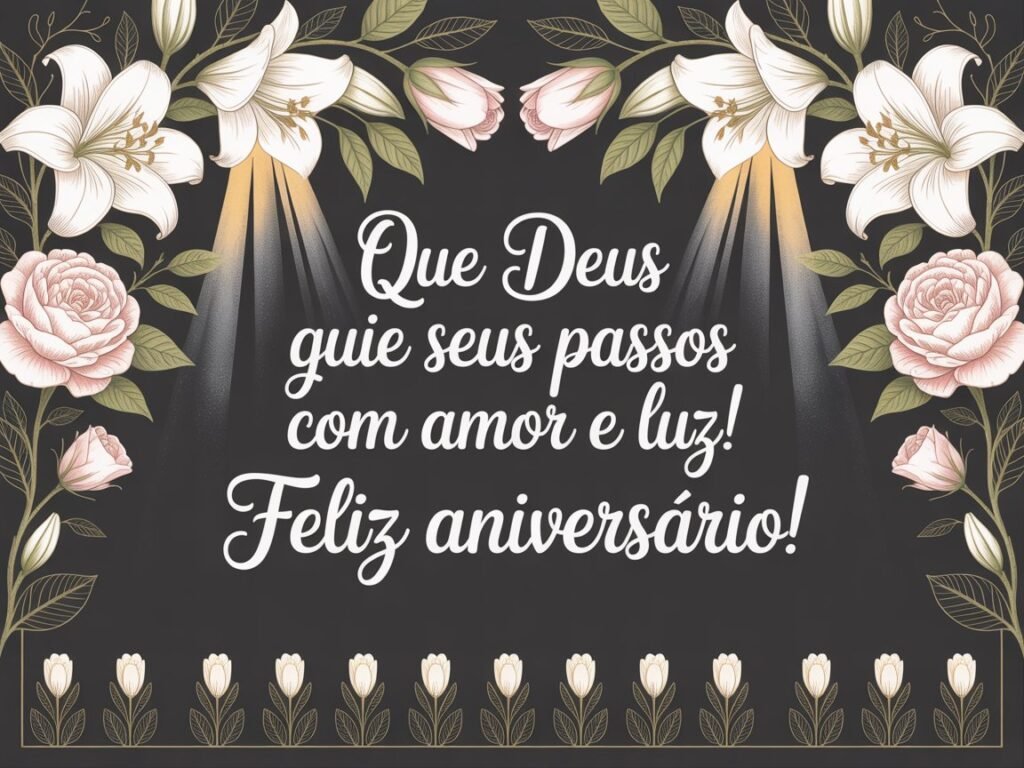 Que Deus guie seus passos com amor e luz.