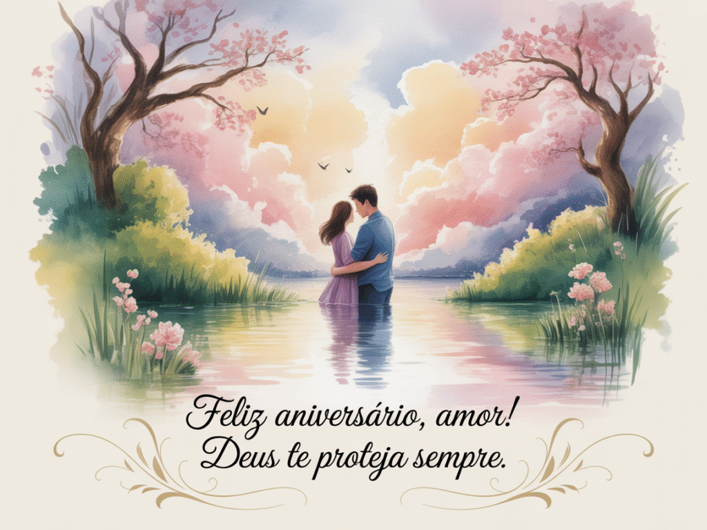 Imagens com mensagem evangélica de aniversário