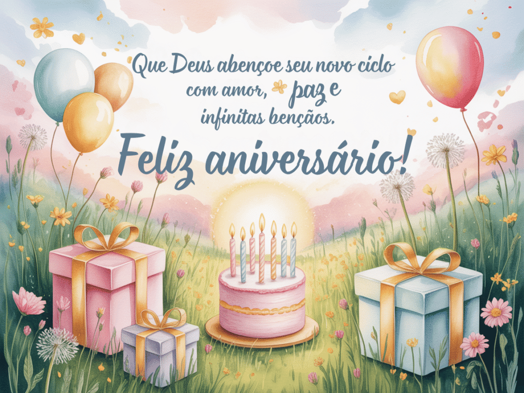 Imagens com mensagem evangélica de aniversário para whatsapp