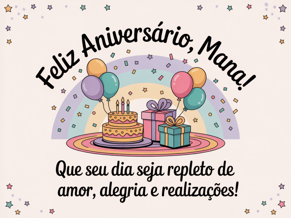 Imagens com texto de aniversário para irmã​