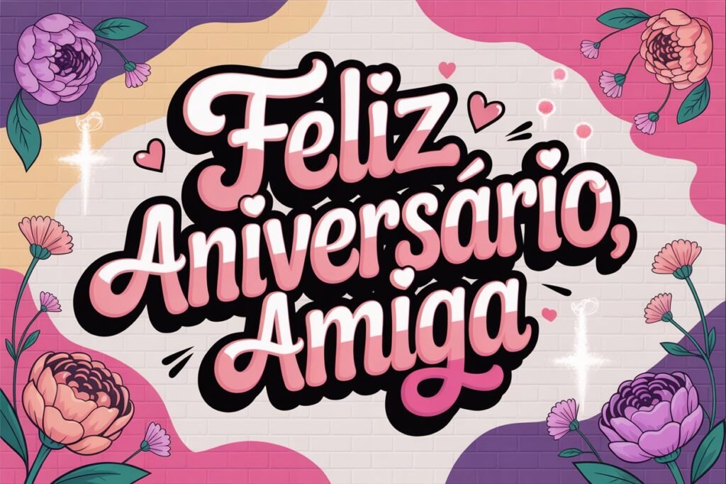 Imagens com texto de aniversário para melhor amiga