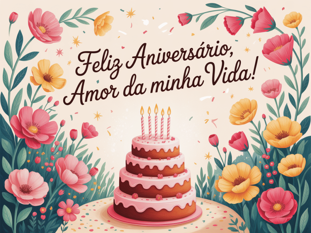 Imagens com texto de aniversário para namorada​
