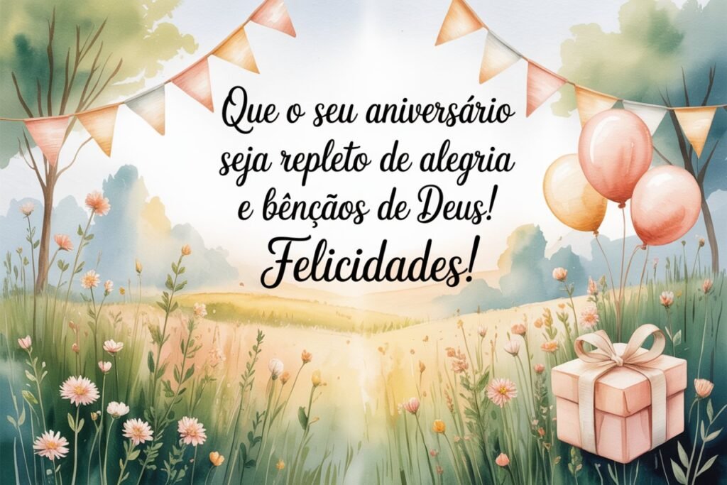 Mensagem Bíblica de Aniversário