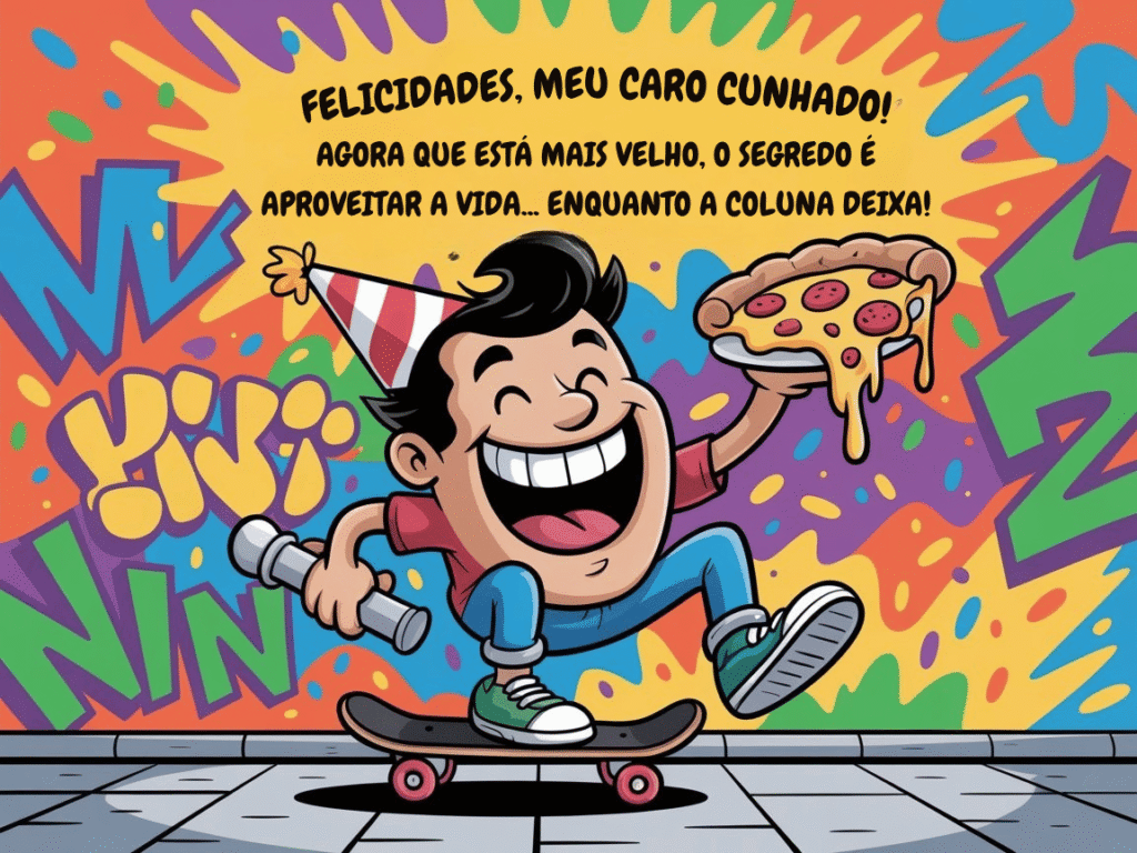 Mensagem de Aniversário para Cunhado Engraçado