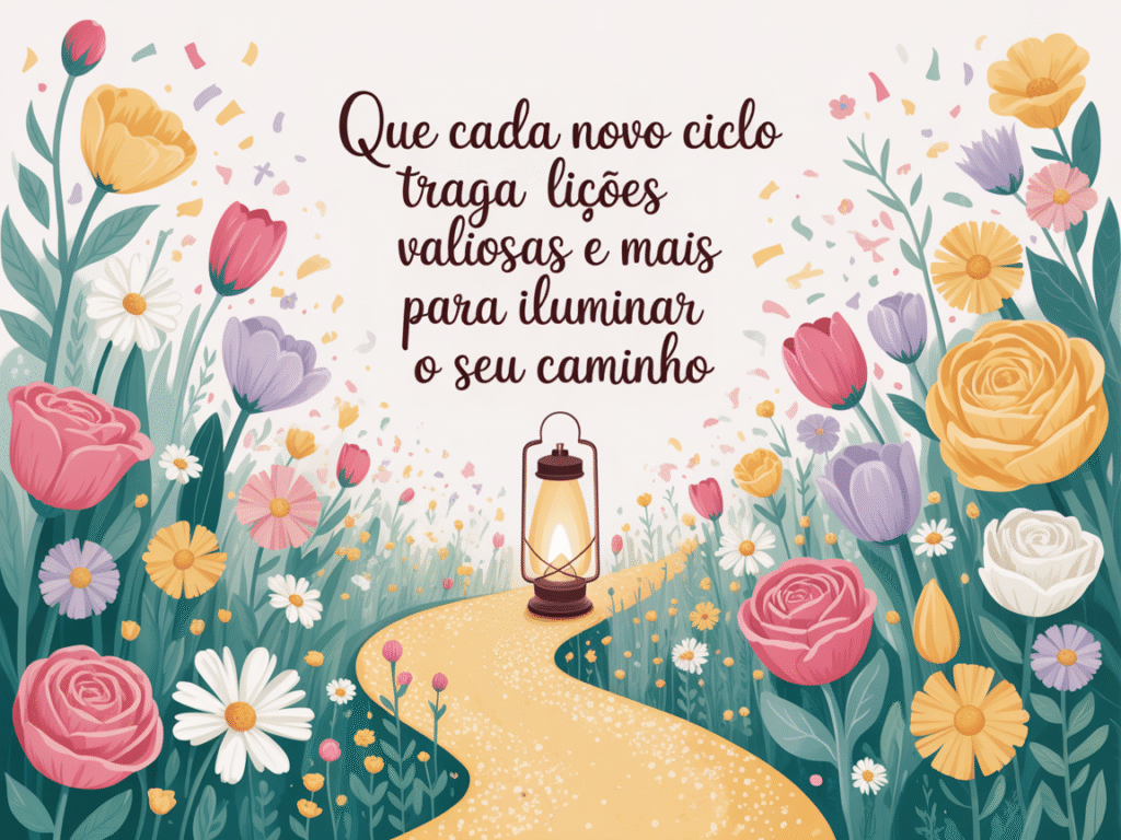 Mensagem de aniversário com sabedoria