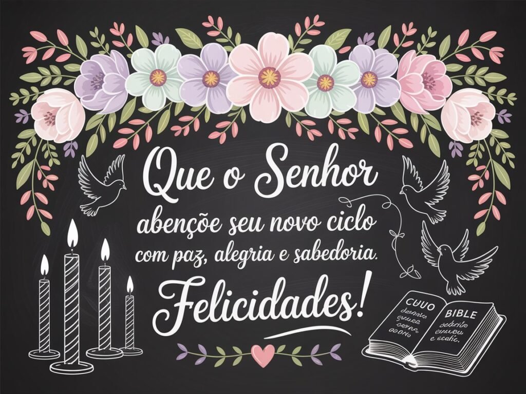 Mensagem de aniversário evangélica