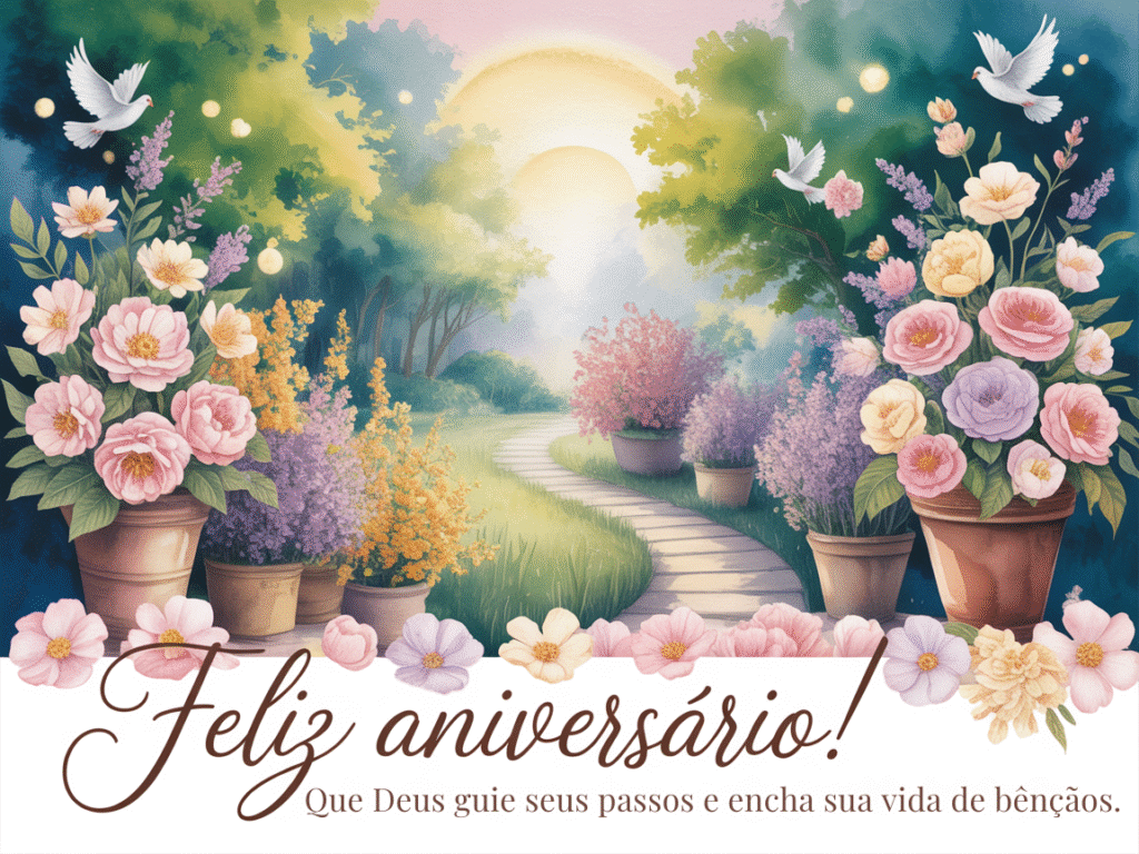 Mensagem de aniversário evangélica emocionante para amiga