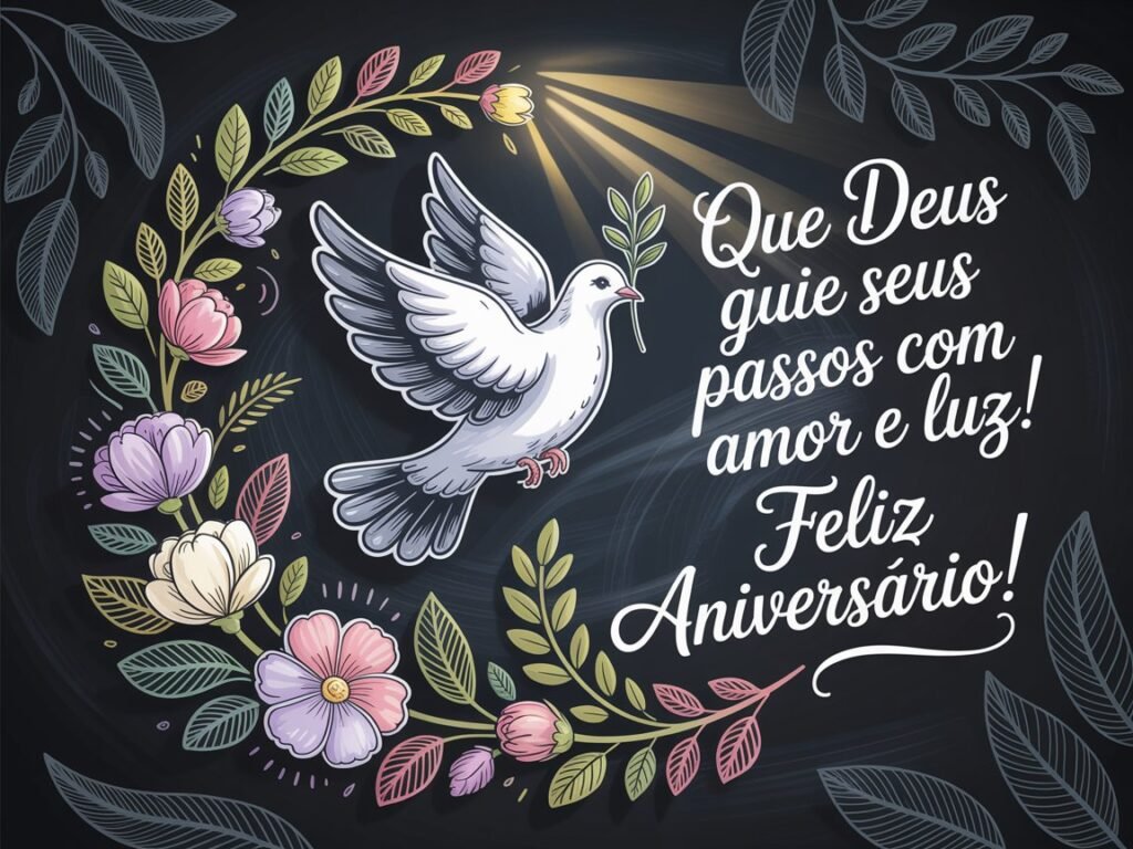Mensagem de aniversário evangélica feminina