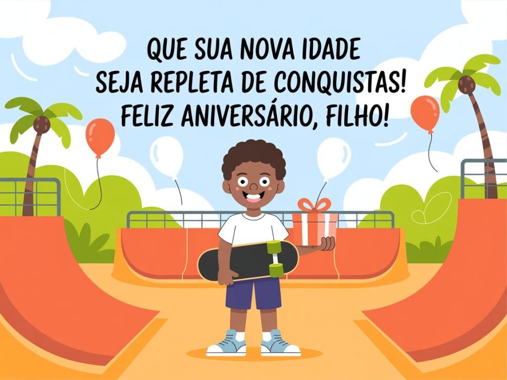 Mensagem de aniversário filho adolescente