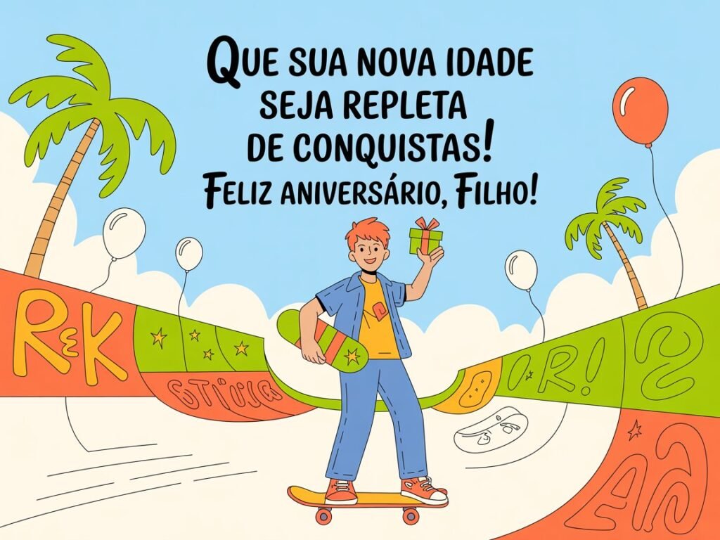 Mensagem de aniversário filho adolescente