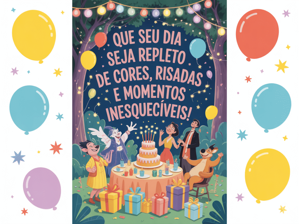 Mensagem de aniversário para criança