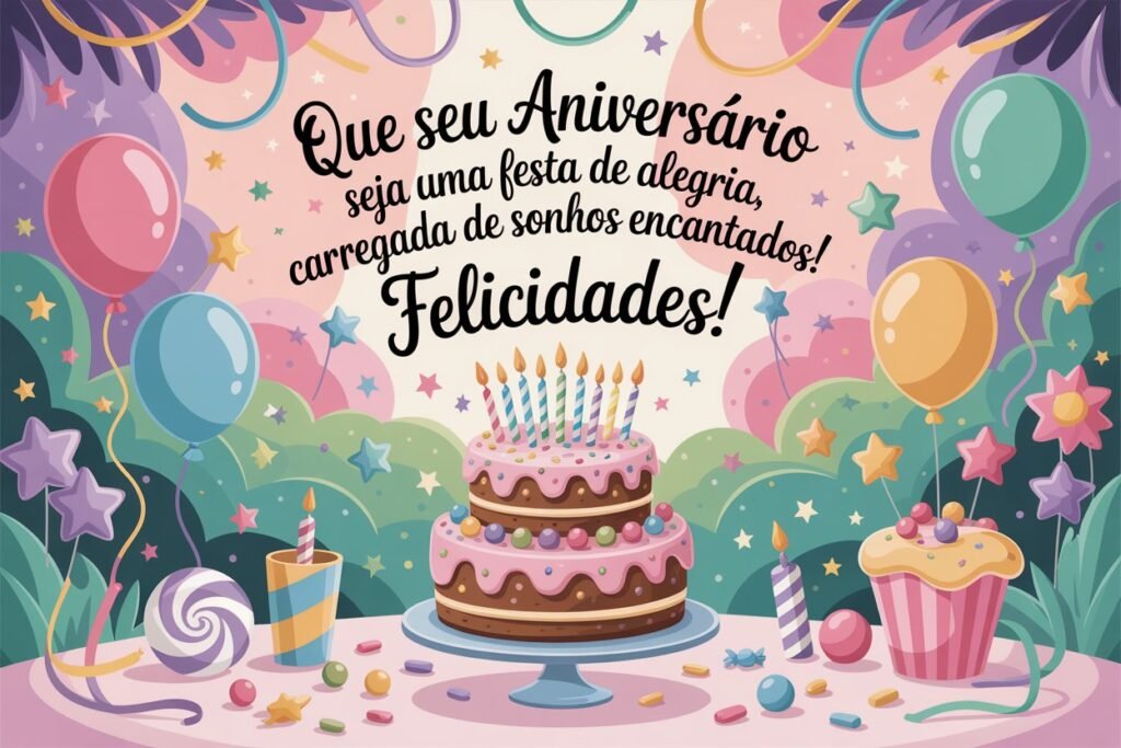 Mensagem de aniversário para criança menina
