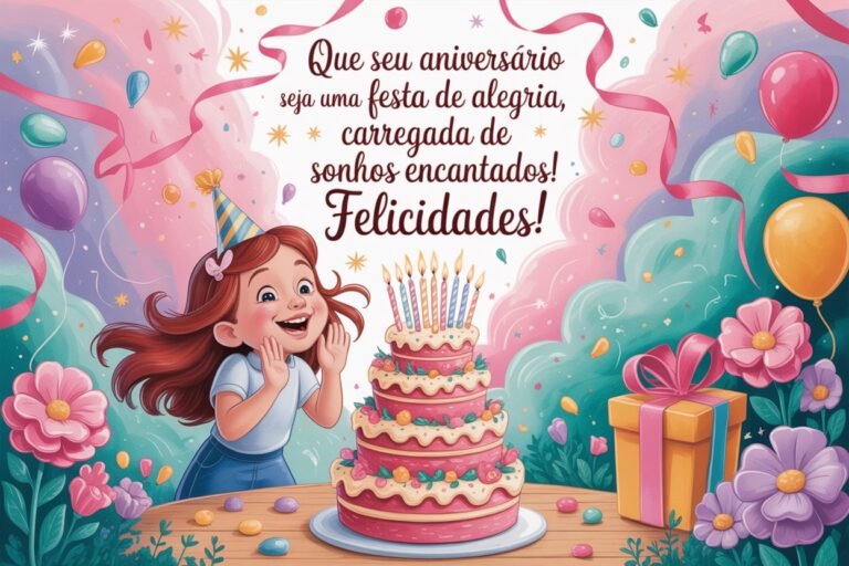 Mensagem de Aniversário para Criança: Imagens e Textos para Celebrar ...