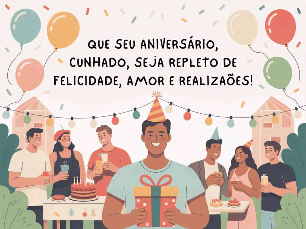 Mensagem de aniversário para cunhado amigo
