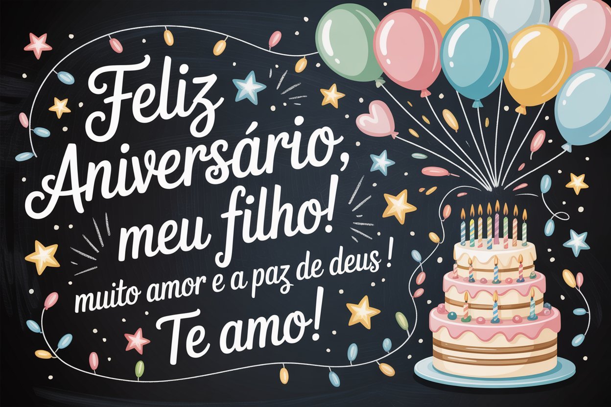 Mensagem de Aniversário para Filho Abençoado : FRASES E IMAGENS ...