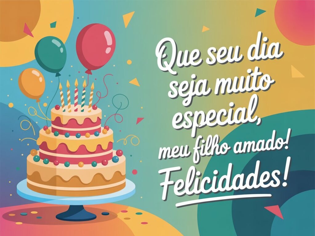 Mensagem de aniversário para filho adulto