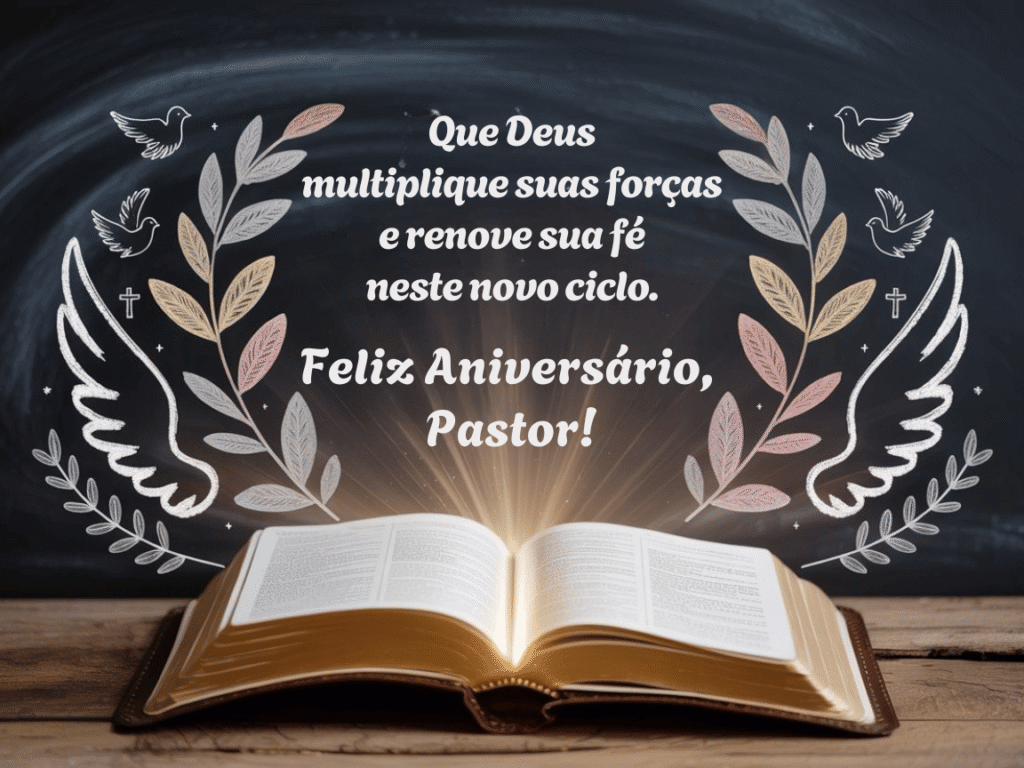 Mensagem de aniversário para pastor evangélico