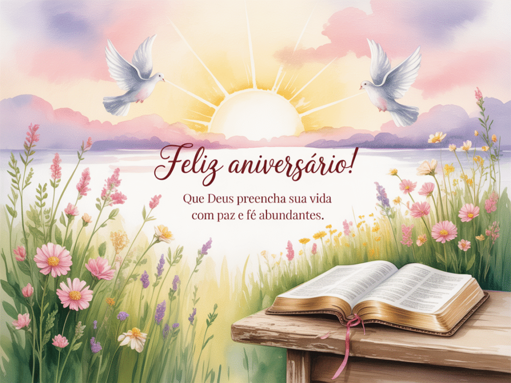 Mensagens de Aniversário Evangélicas Curtas