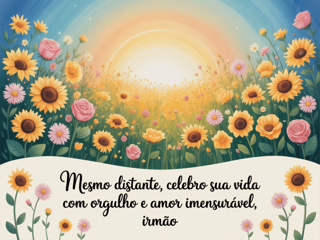 Mensagens de Aniversário para Irmão Emocionante que Mora Longe