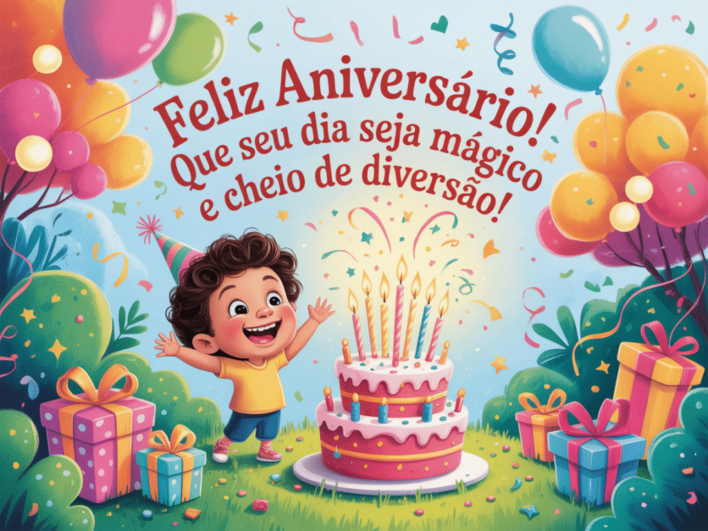 Mensagens de aniversário infantil