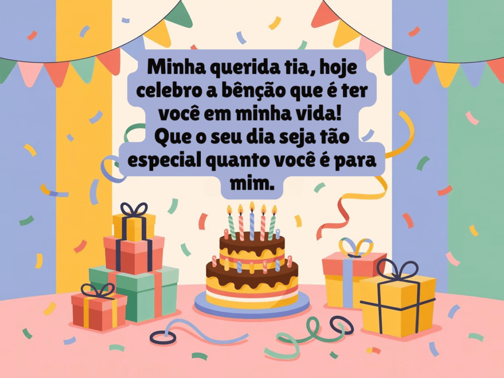 Parabéns Tia - WhatsApp: 40 frases de aniversário pra tia